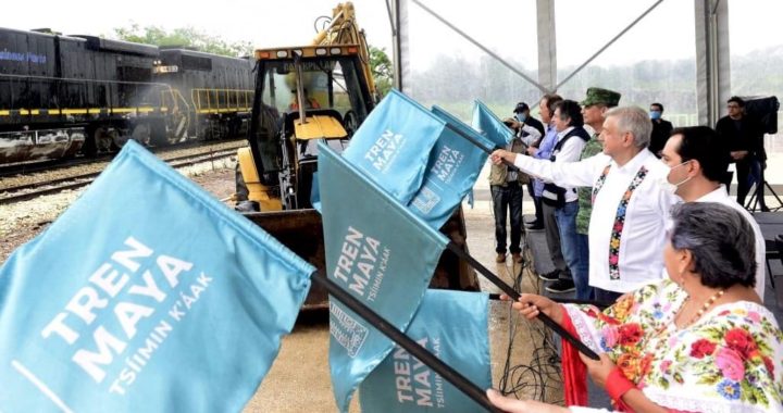 AMLO inaugura tramo 3 del Tren Maya