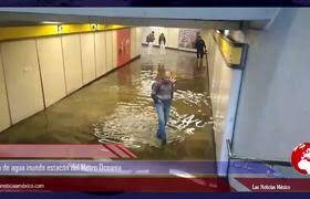 LLUVIA EN LA CDMX INUNDA EL METRO LA RAZA - Videos - Metatube