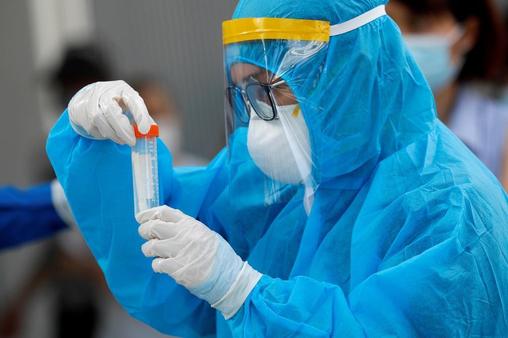 COVID-19 testing in Hanoi, Vietnam