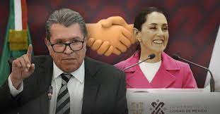 Monreal invita por primera vez a Claudia Sheinbaum a plenaria de Morena