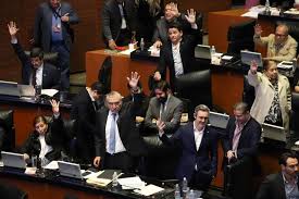 4T en el Senado aprueba ley secundaria de la Reforma  judicial, enviada por Sheinbaum